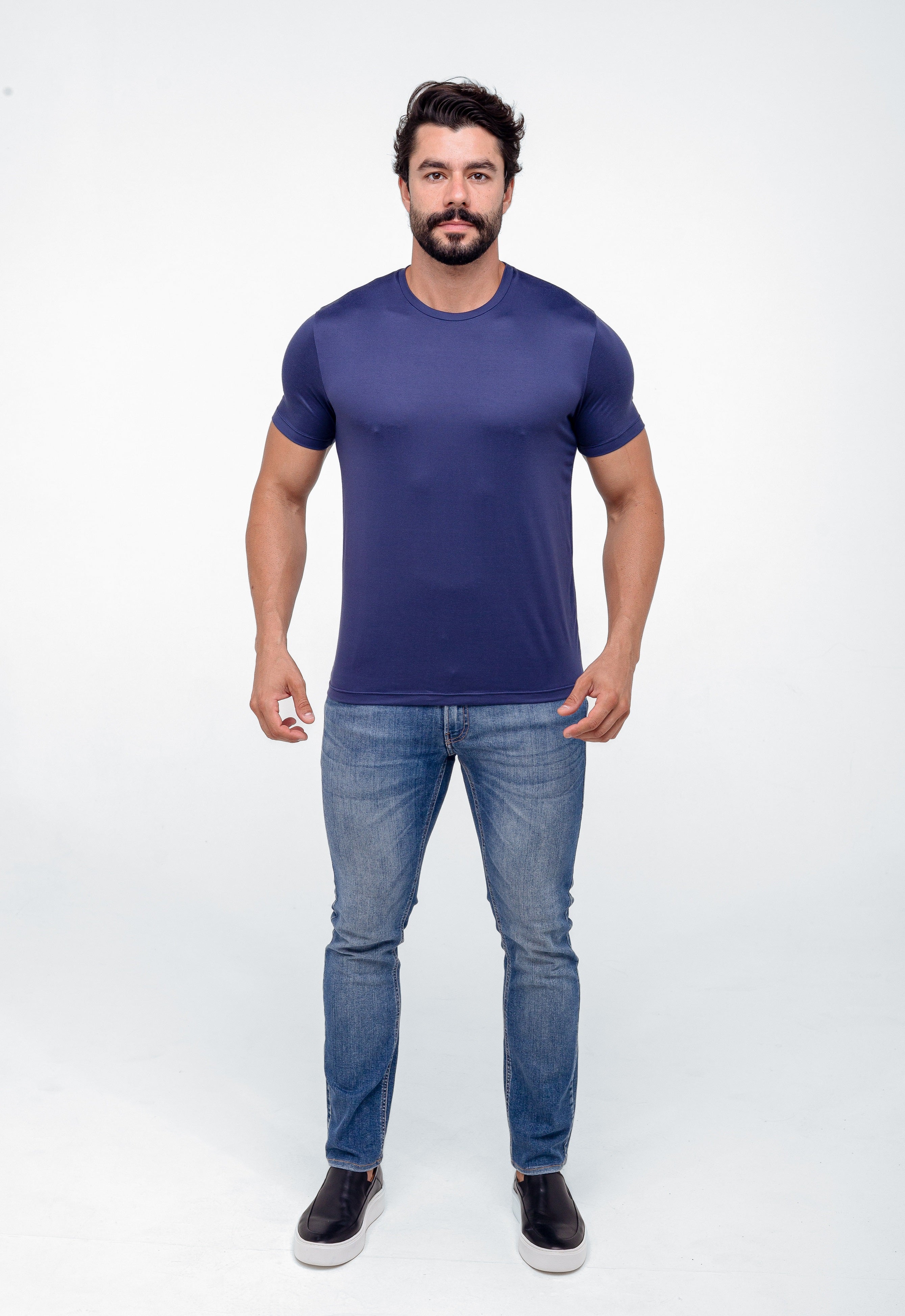 Camiseta Velutouch Azul Marinho