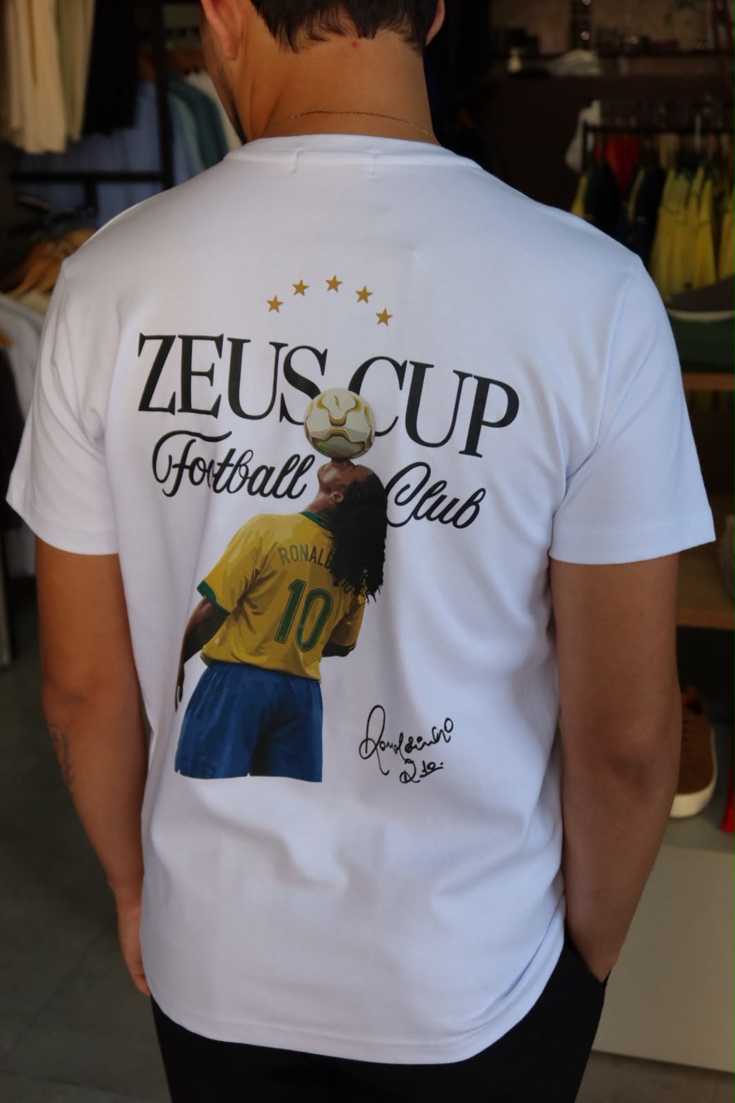 Camiseta Zeus Cup R10 - Branco