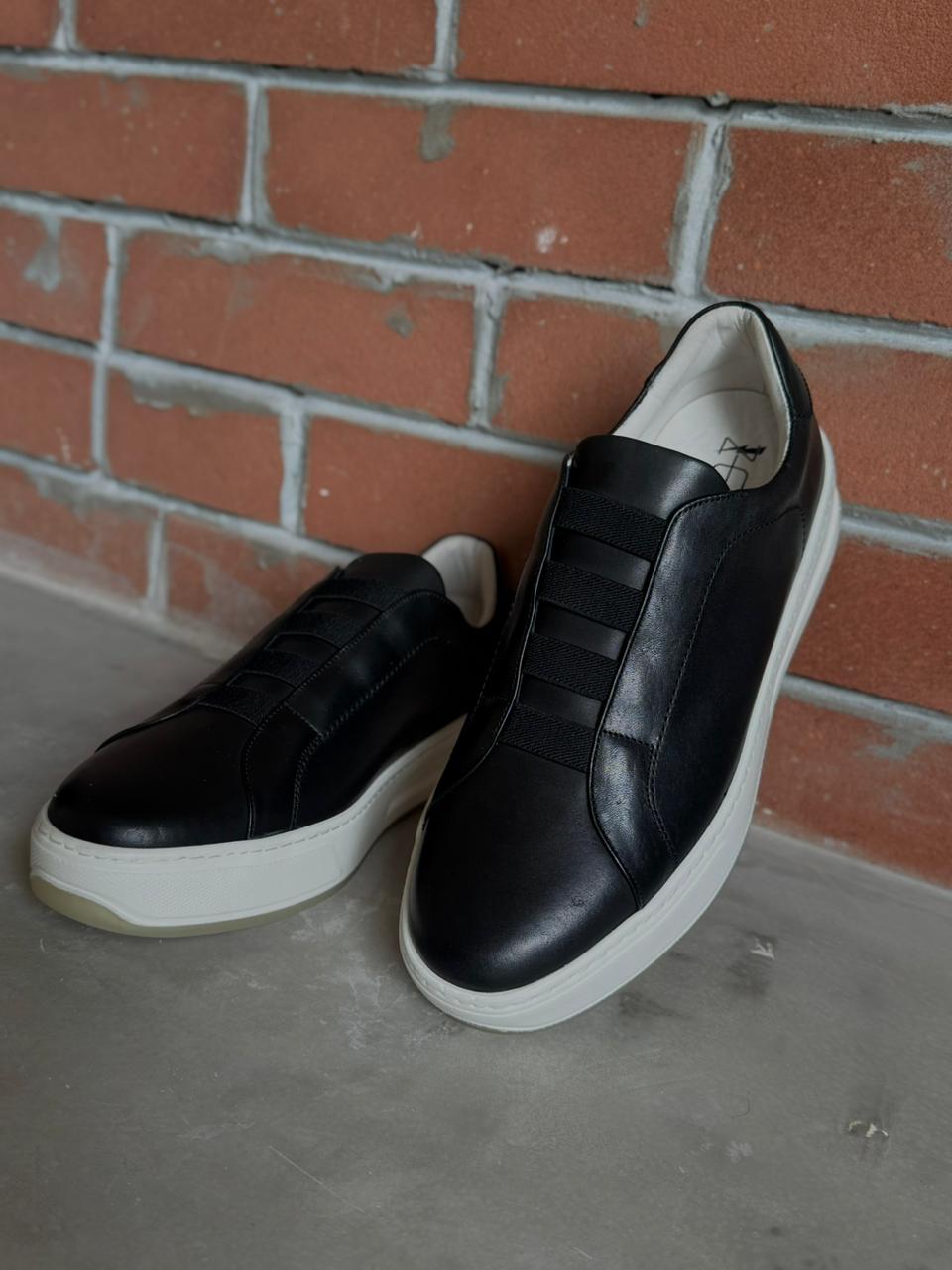 Sneaker Zeus Rio Elastico - Preto