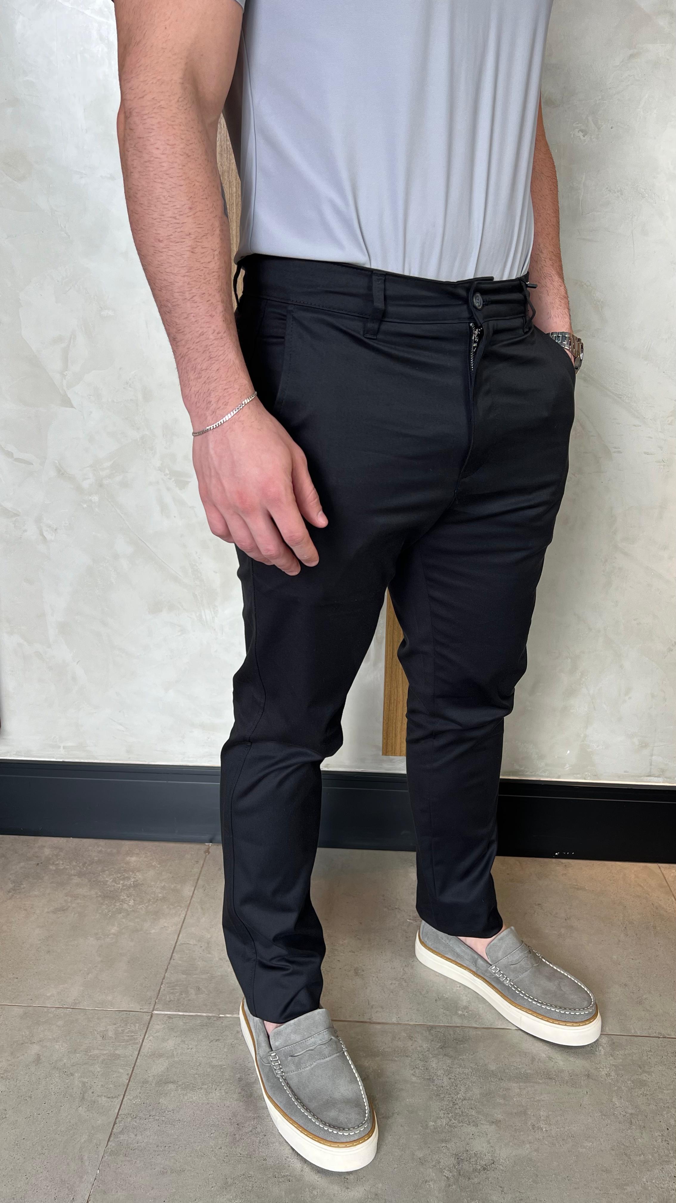 Calça Sarja Cairo Zeus - Preto
