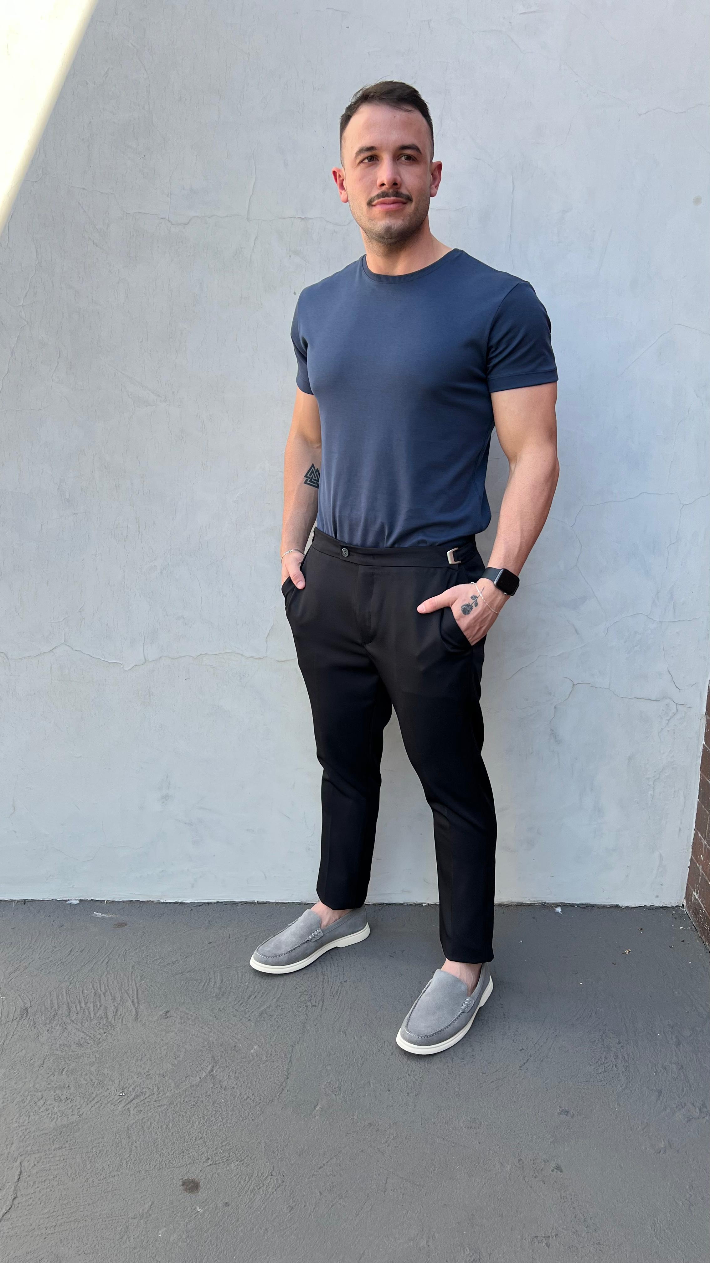 Calça Alfaiataria Viena Zeus - Preto
