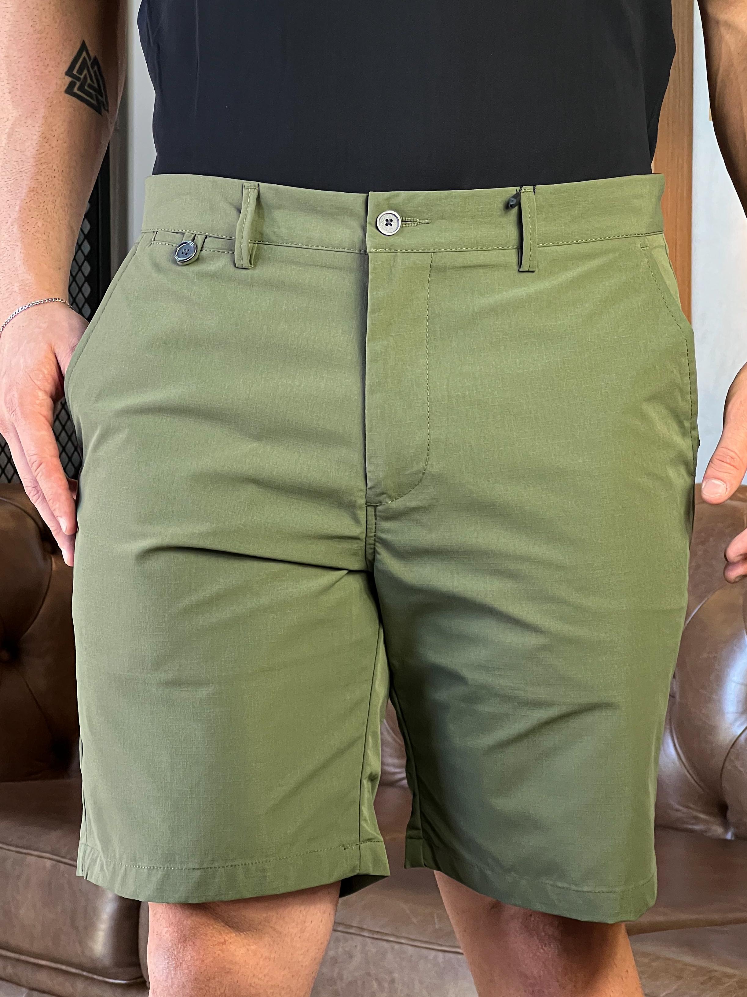 Bermuda Active Stretch Mecânico Zeus - Verde