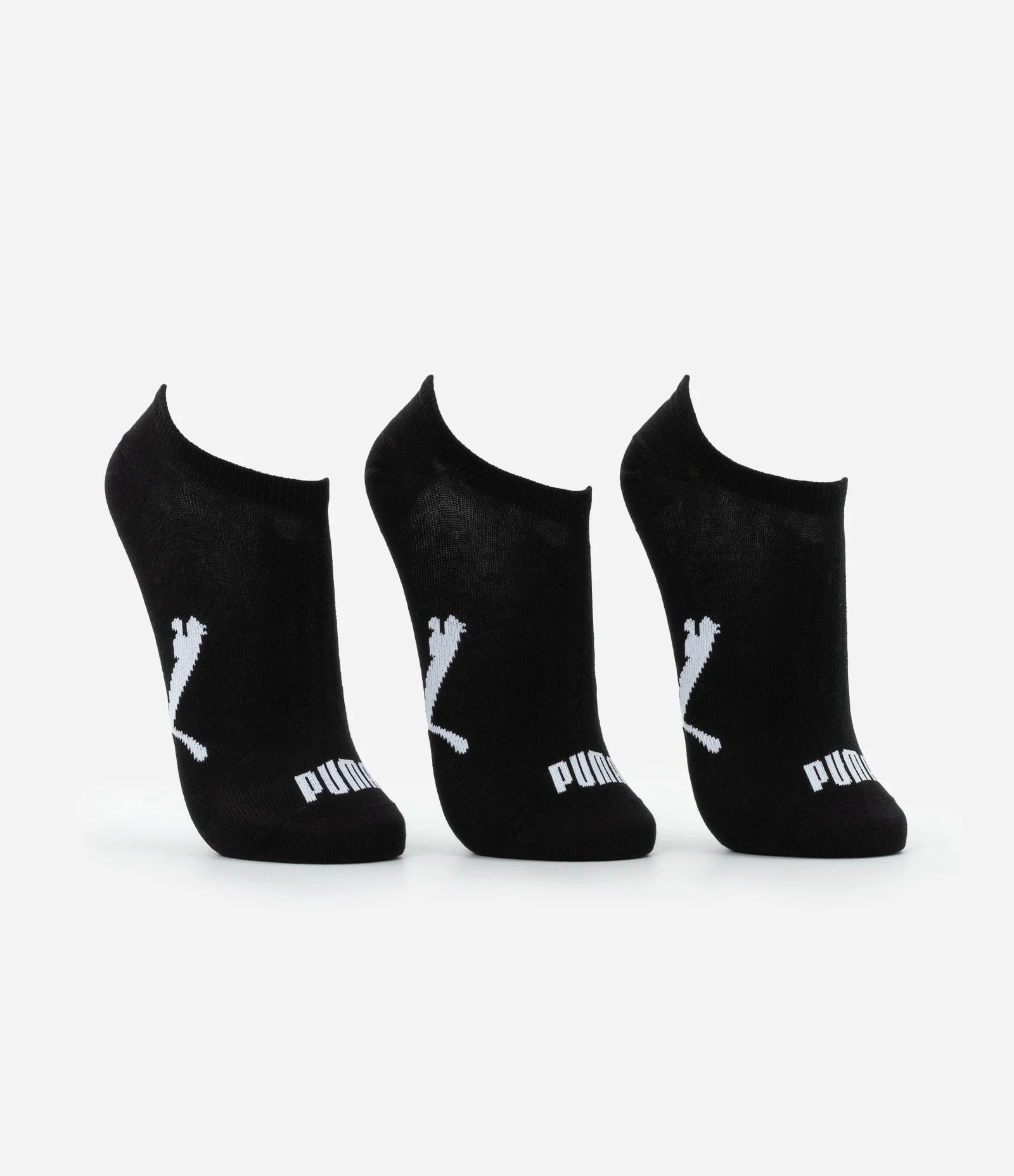 KIT 3 PARES MEIA PUMA INVISÍVEL PRETO  - 45156998