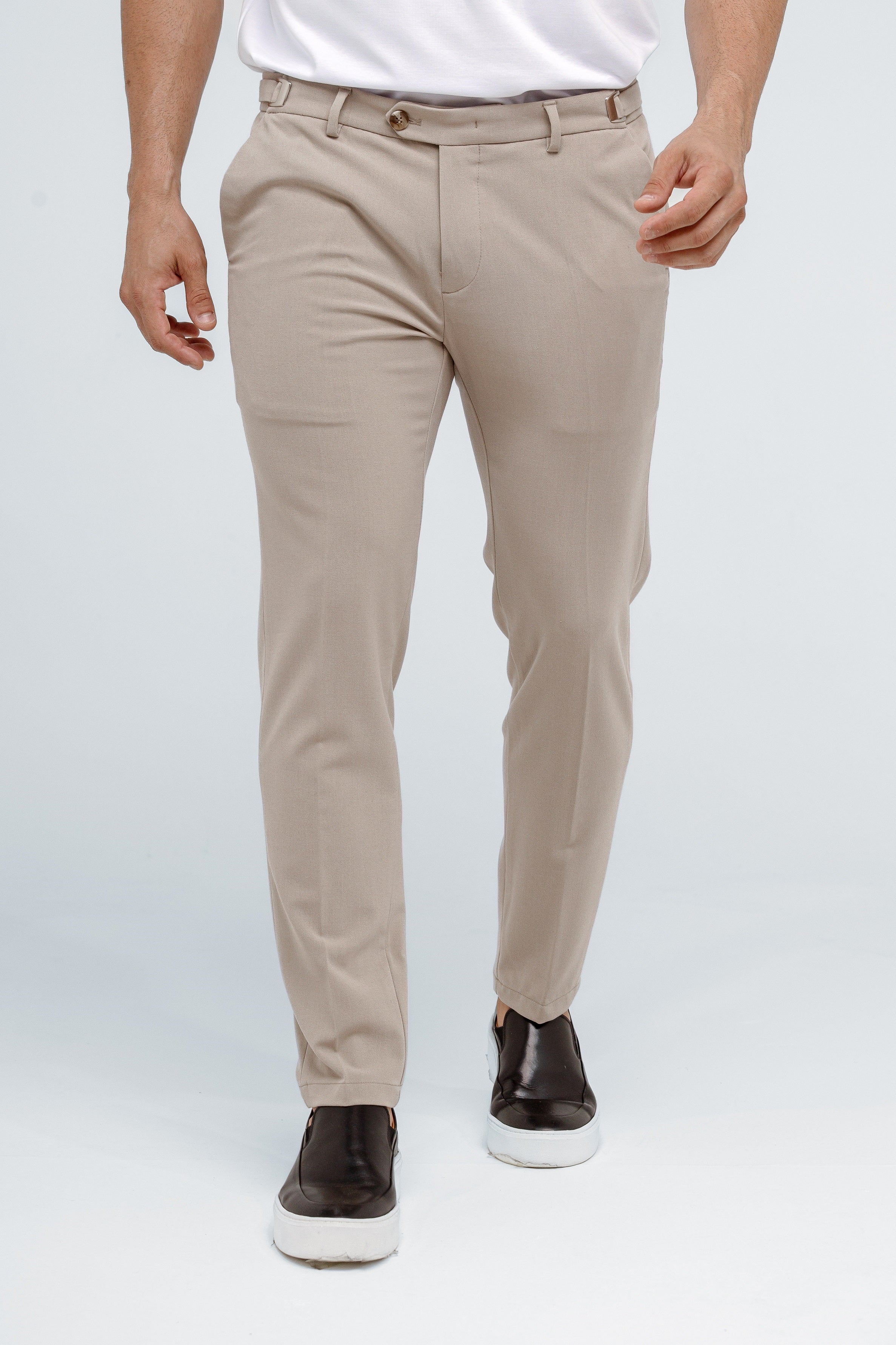 Calça Alfaiataria Atenas Slim Zeus - Areia