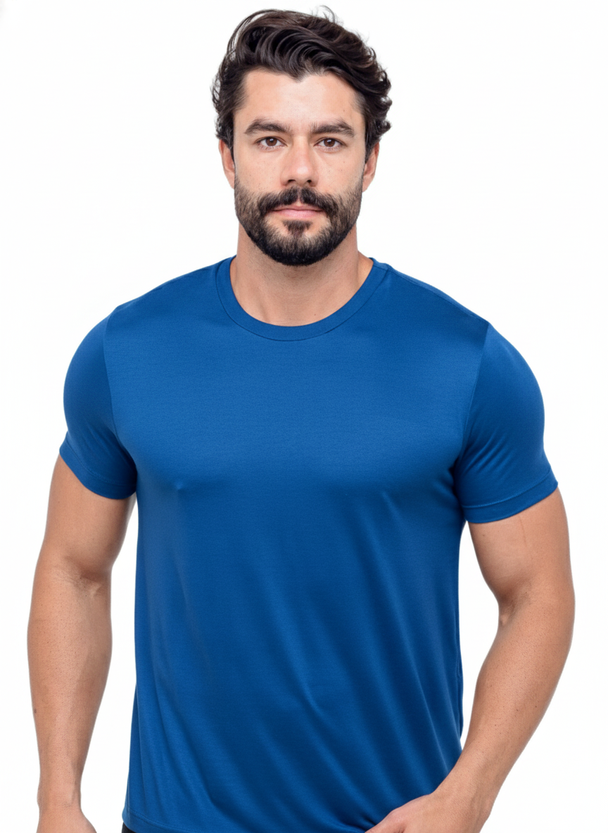 Camiseta Pima Basic Zeus - Azul Royal