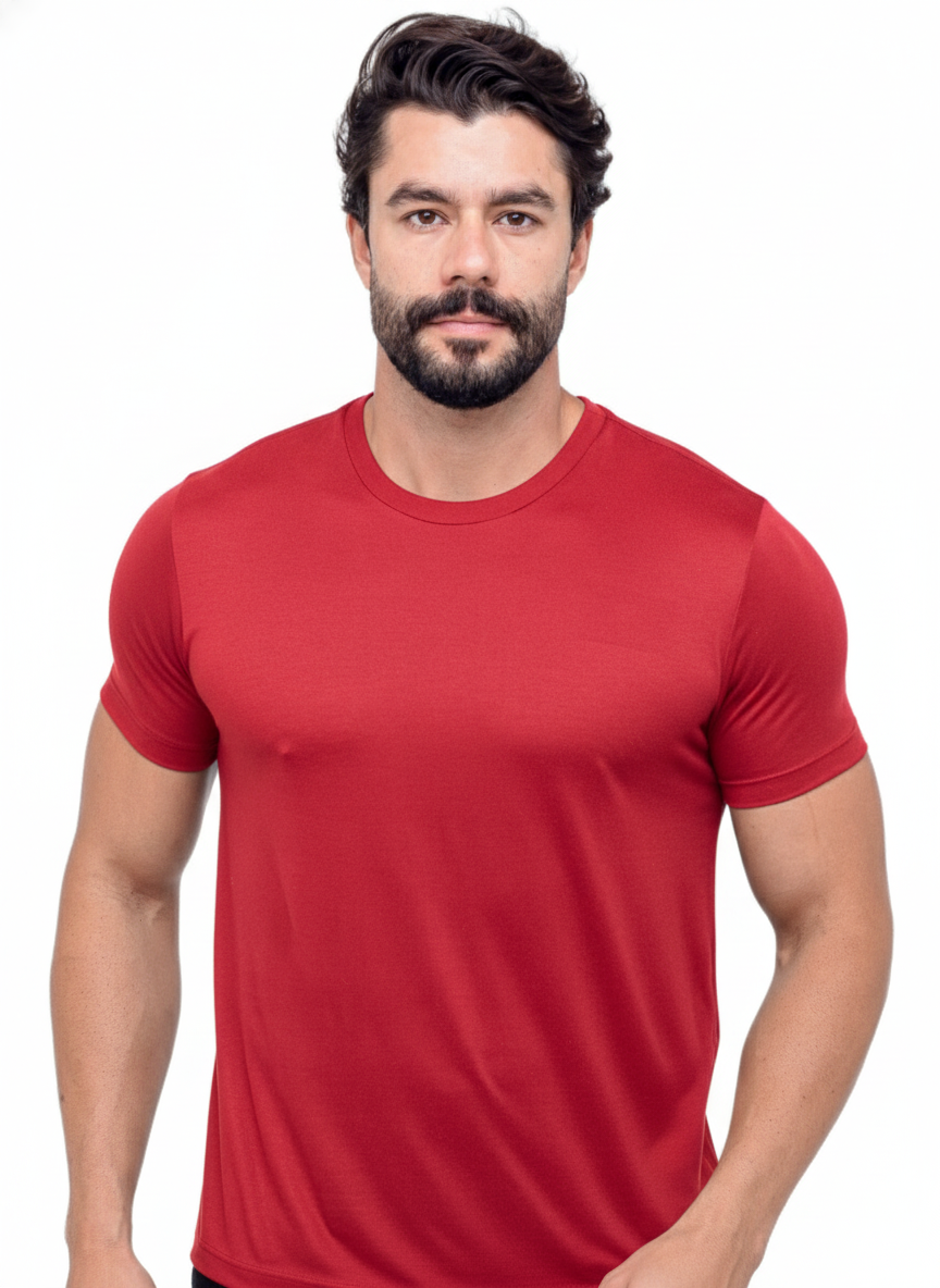 Camiseta Pima Basic Zeus - Vermelho