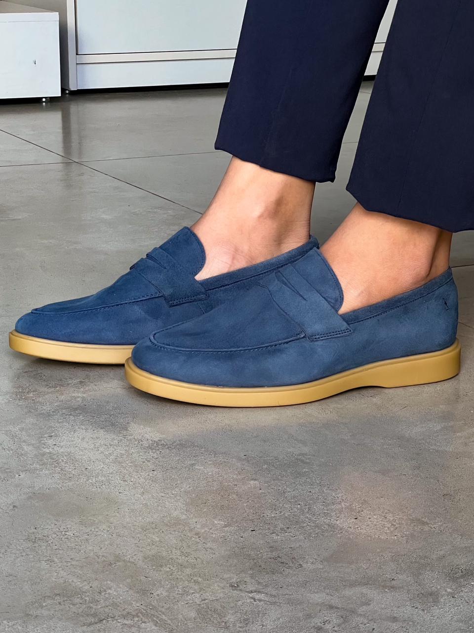 Loafer Italy C/Gravata - Azul Marinho