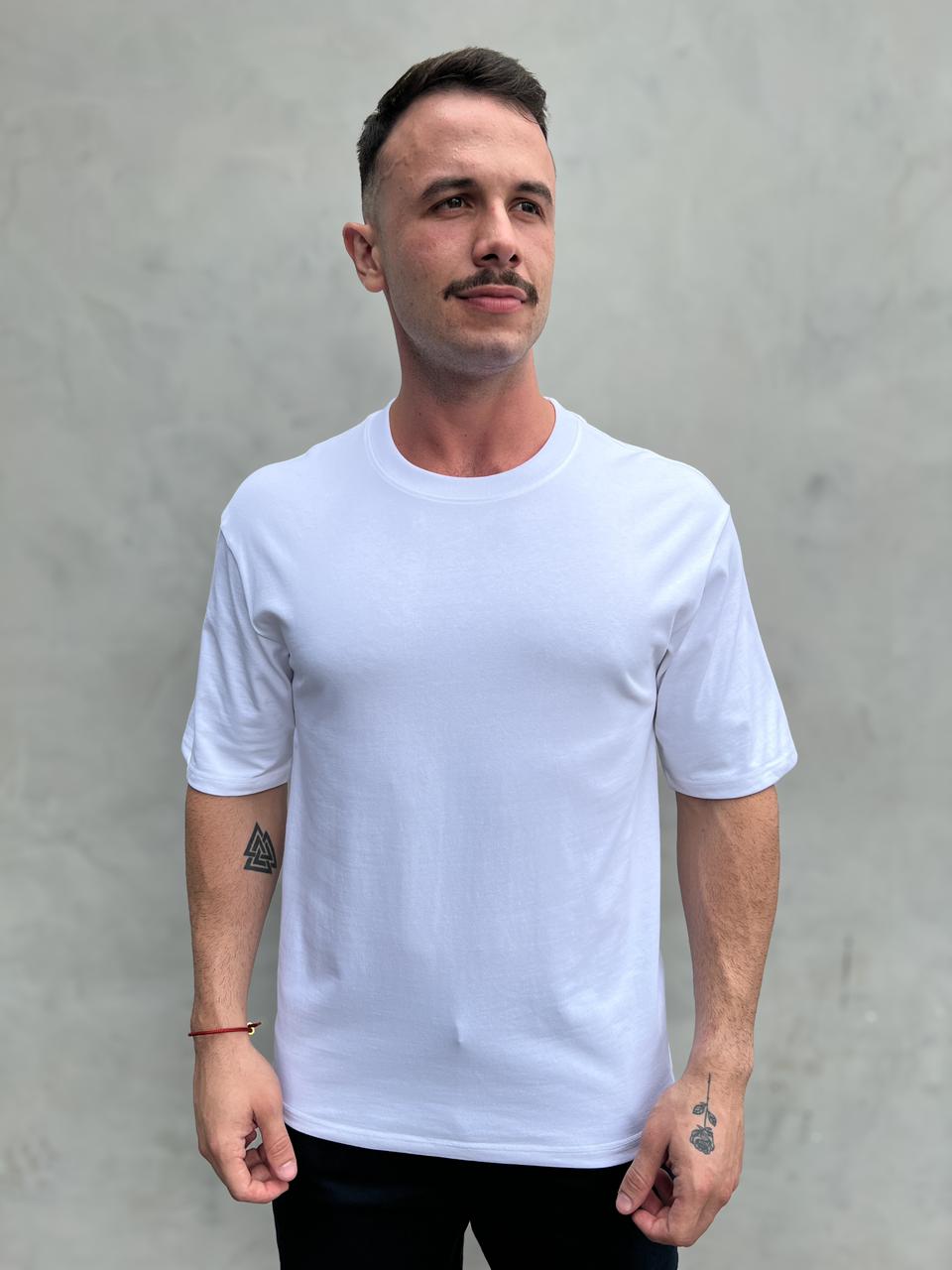 Camiseta Over Zeus - Branco