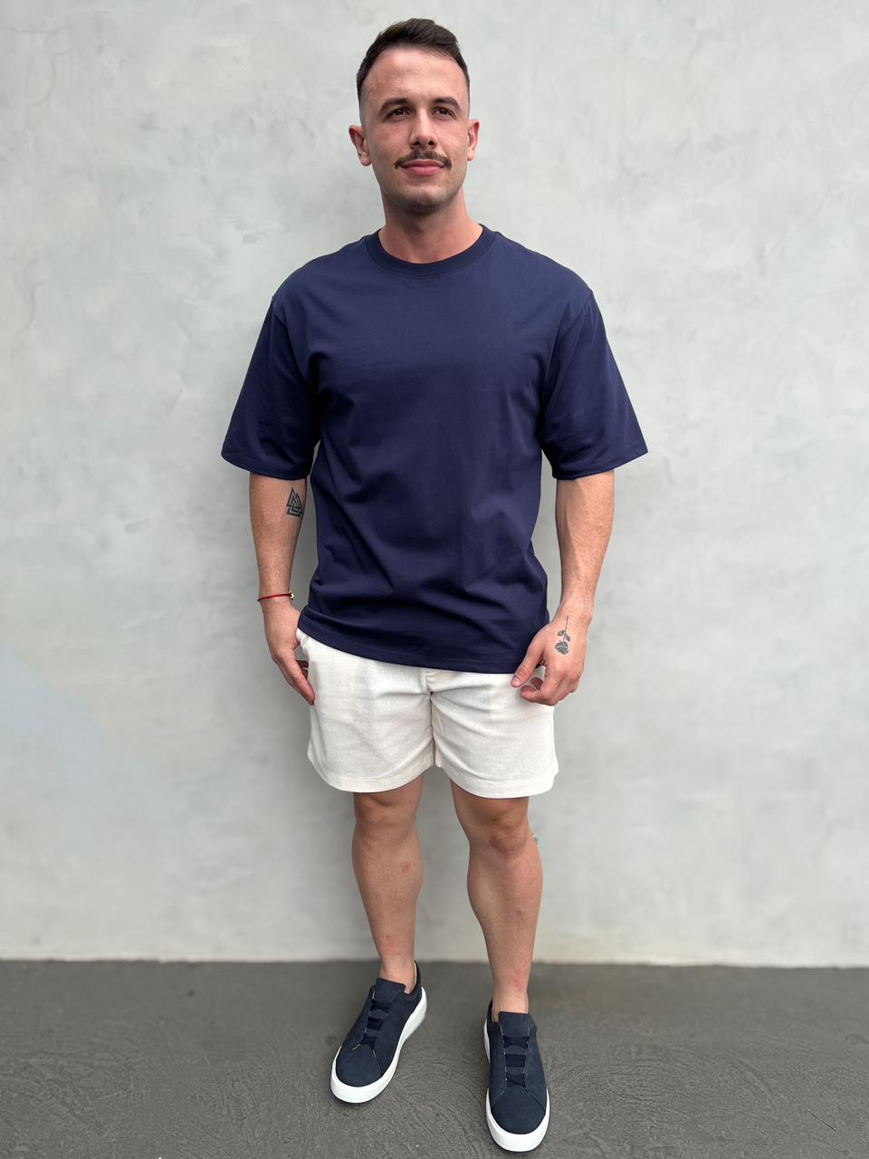 Camiseta Over Zeus - Azul Marinho