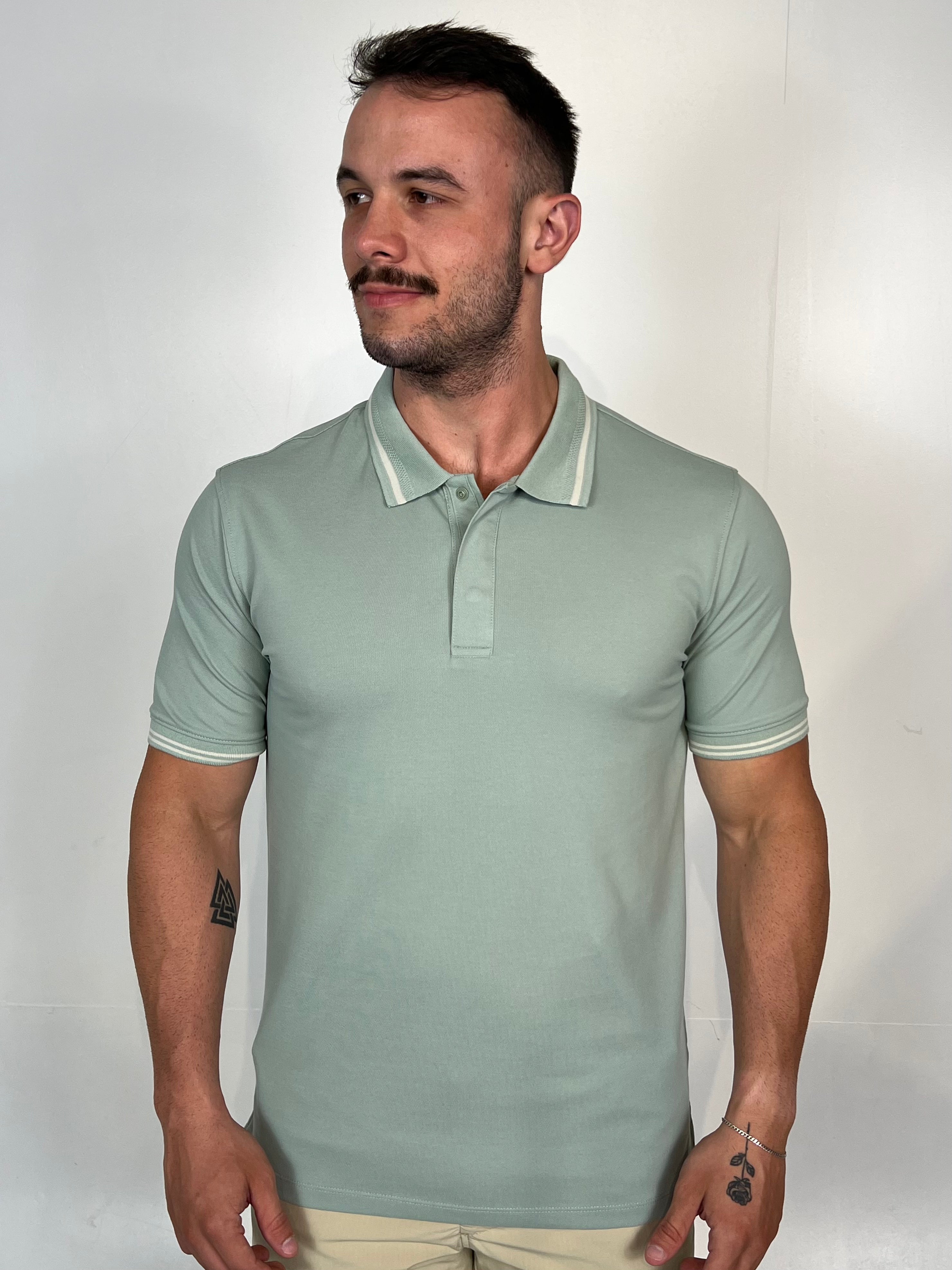 Polo Paris Zeus - Verde Água