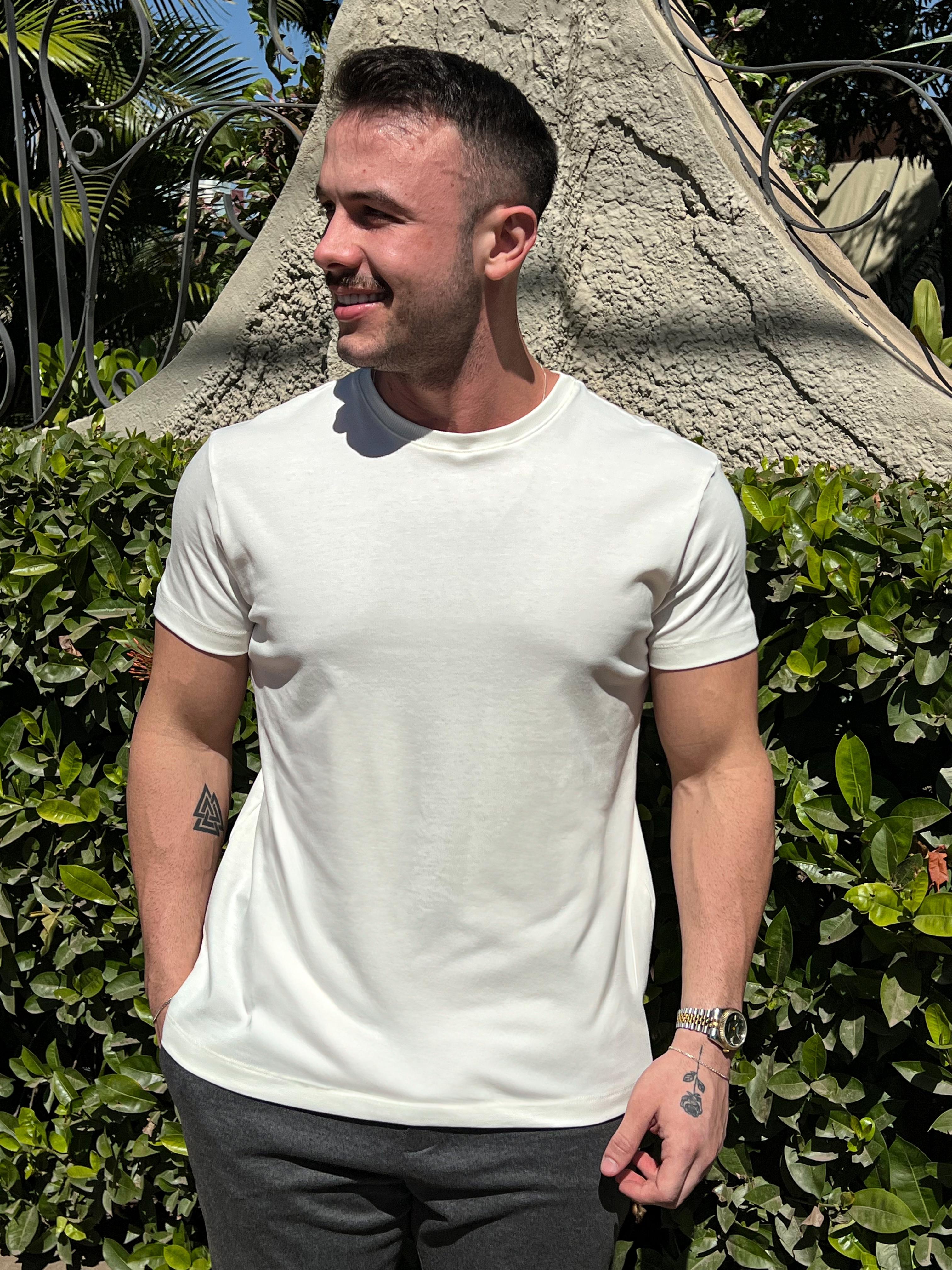Camiseta Pima Milão Zeus - Branco